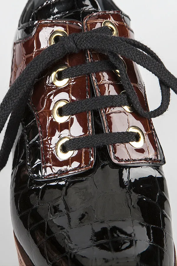 6114 Baldinini Shoes / Black - Brown