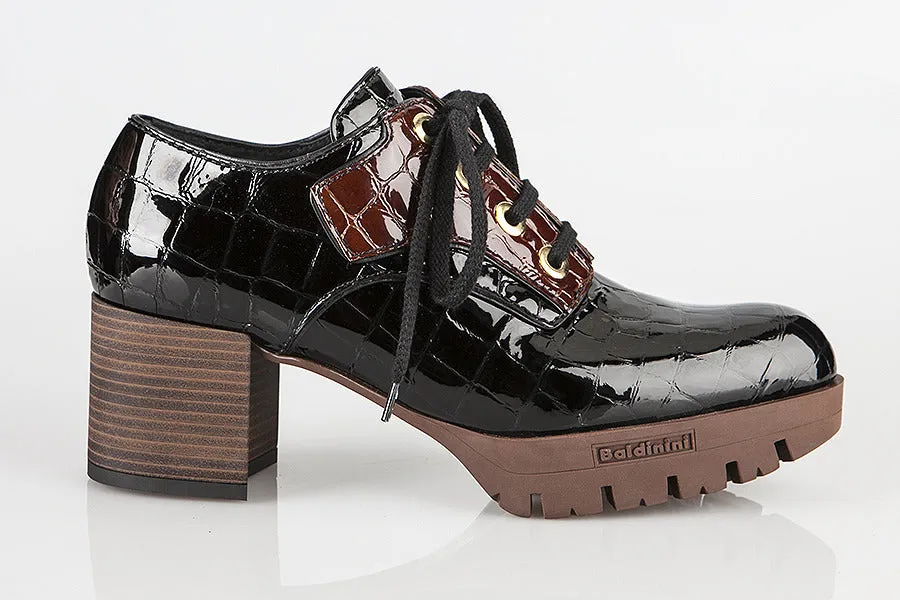 6114 Baldinini Shoes / Black - Brown