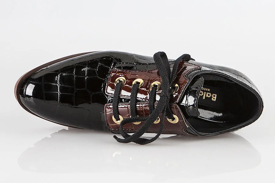 6114 Baldinini Shoes / Black - Brown