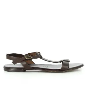 Antichi Romani 111 Dark Brown Slingback Sandals