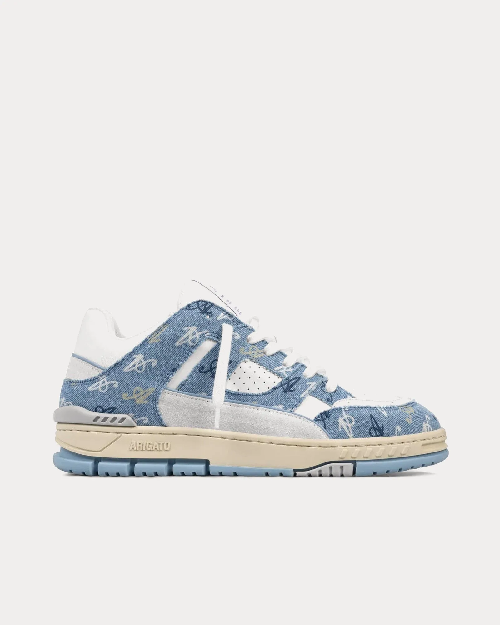 Area Lo '10 Year Anniversary' Monogram White / Blue Low Top Sneakers