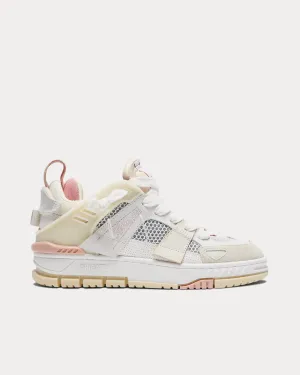 Area Patchwork Beige / White Low Top Sneakers
