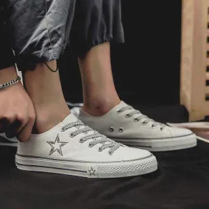 Arrow Star Canvas Sneakers - 6298