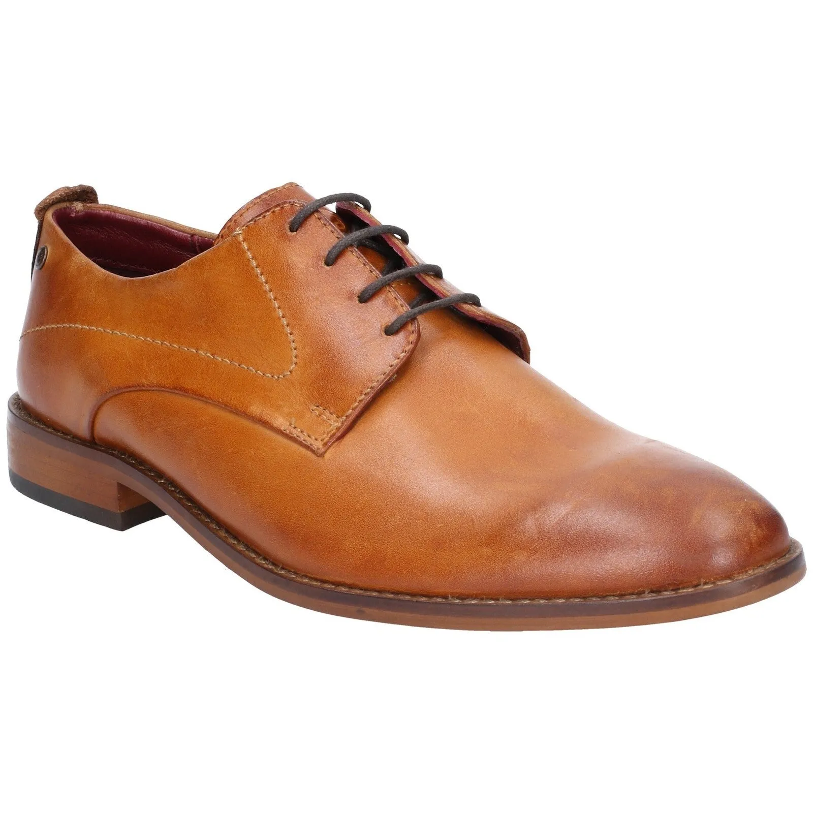 Base London Script Washed Leather Shoes