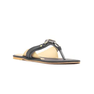 Black Formal Chappal FR0470