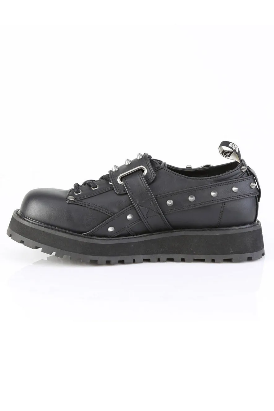 Black Omen Punk Oxfords [VALOR-38]