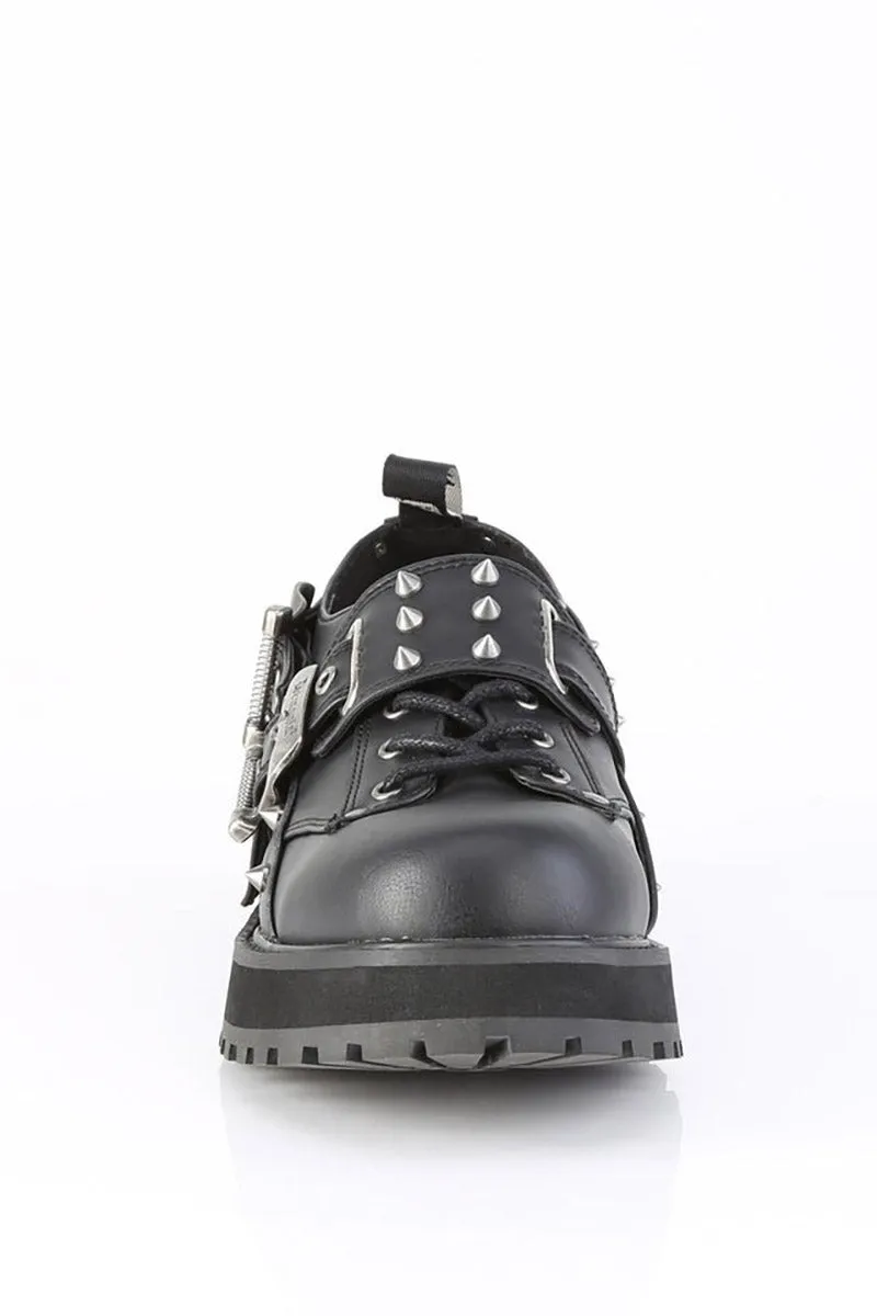 Black Omen Punk Oxfords [VALOR-38]