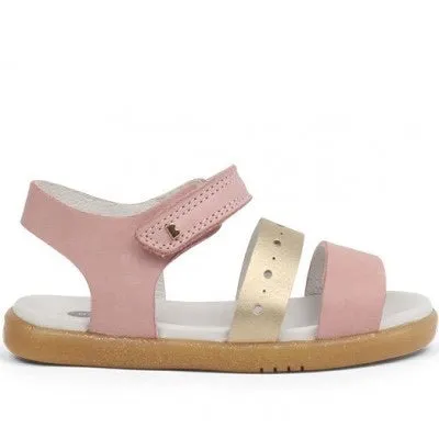 Bobux IW Trinity Pink and Misty Gold Sandal