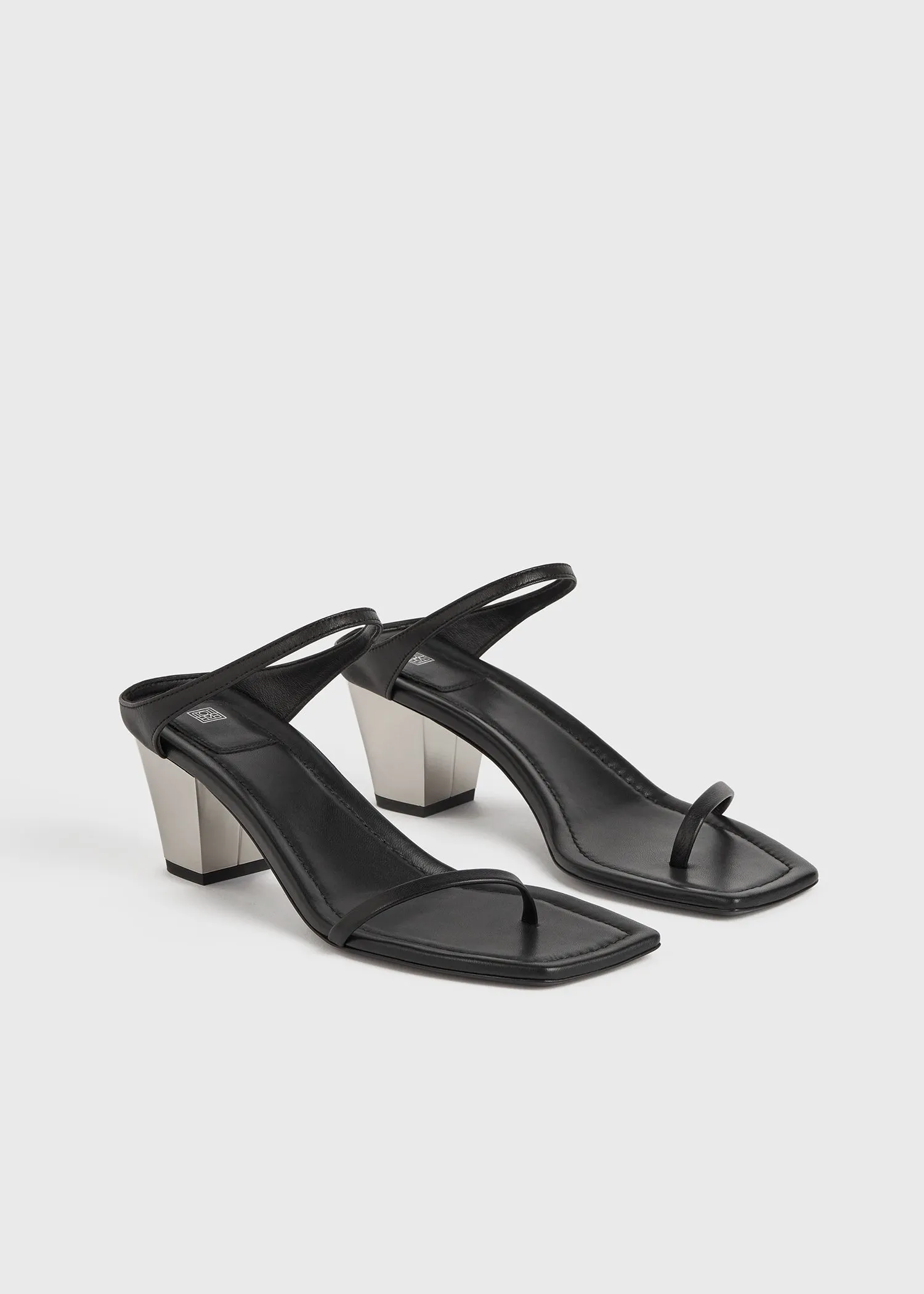 City sandals black/silver