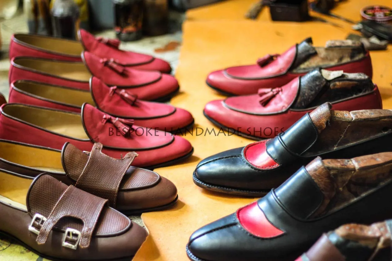 Custom Made Premium Quality Tan Leather Derby Lace up Dress Formal Shoes