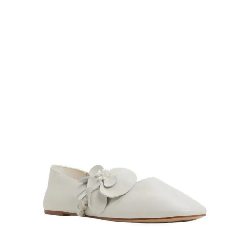 FLORALINA BALLERINAS & MARY JANES - WHITE/BONE