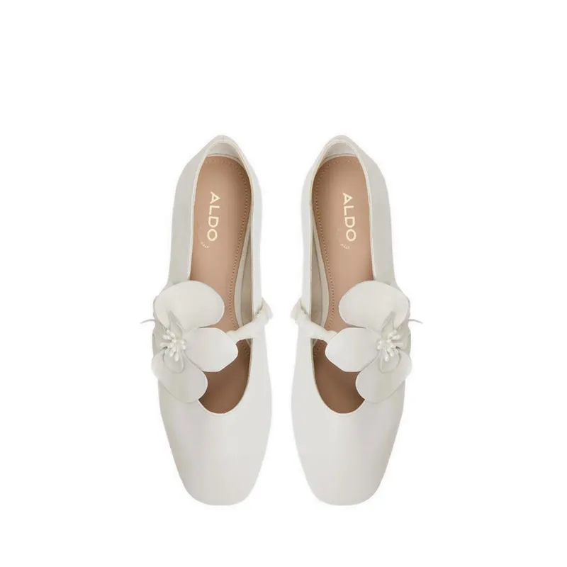 FLORALINA BALLERINAS & MARY JANES - WHITE/BONE