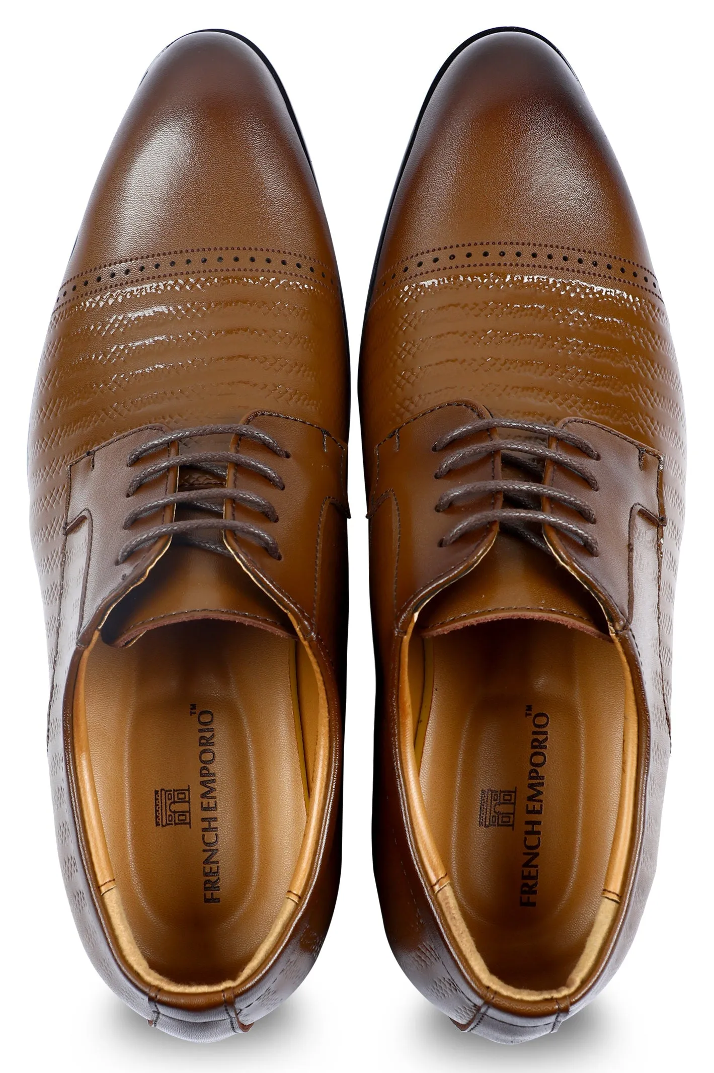 Formal Shoes For Men in Khaki SKU: SMF-0175-KHAKI