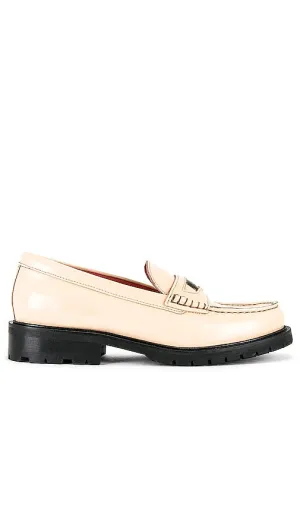 Free People Liv Loafer in Beige