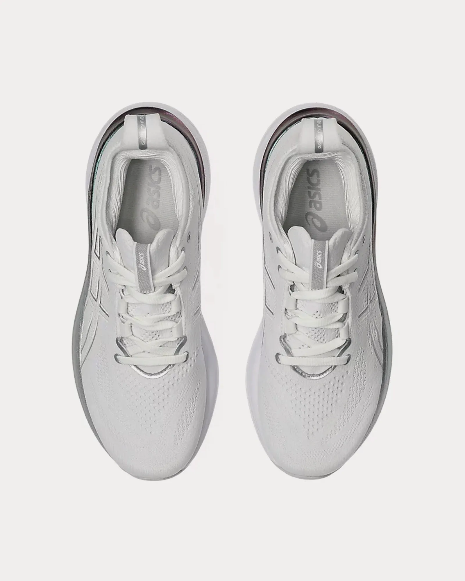 Gel-Nimbus 26 Platinum Real White / Pure Silver Running Shoes