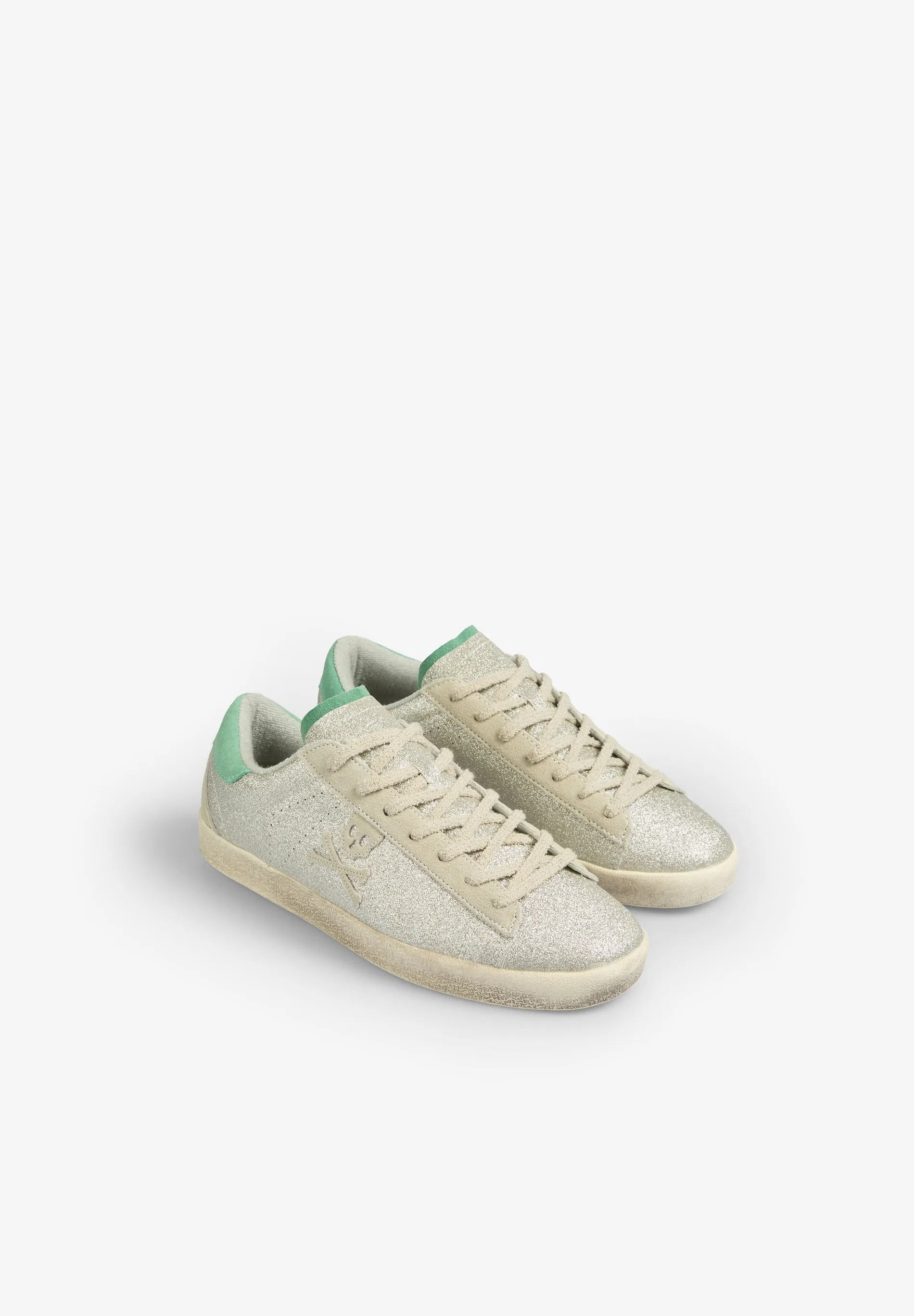 GLITTER LOW-TOP SNEAKERS