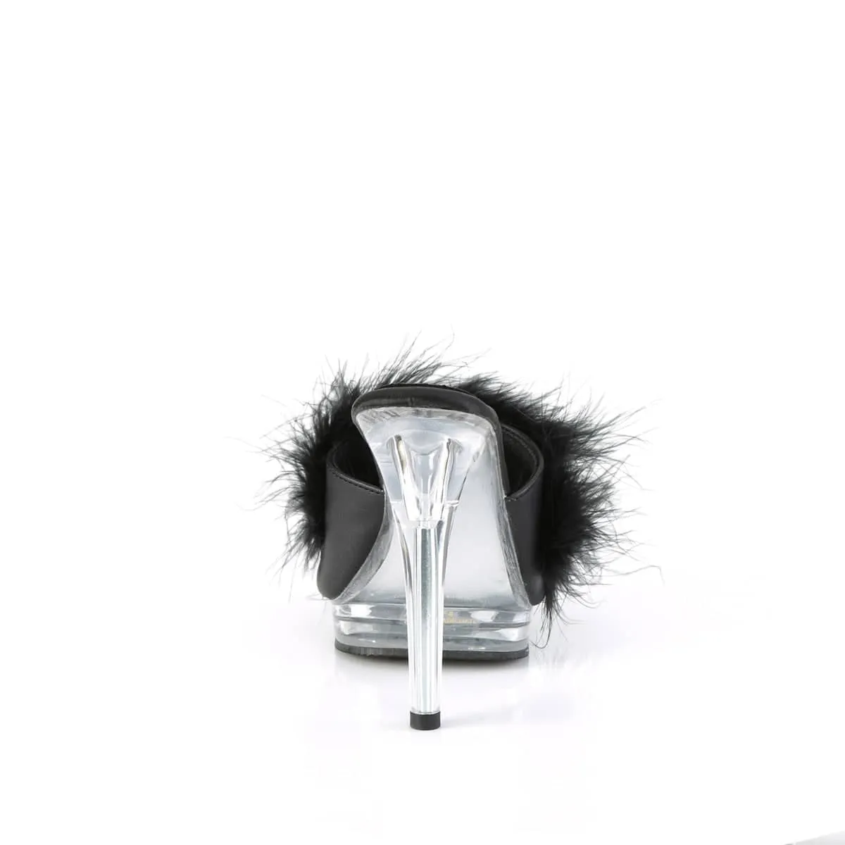 GLORY-501F-8 Black Slide High Heel