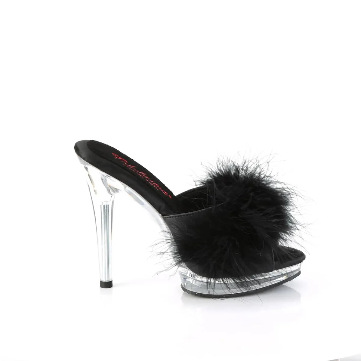 GLORY-501F-8 Black Slide High Heel