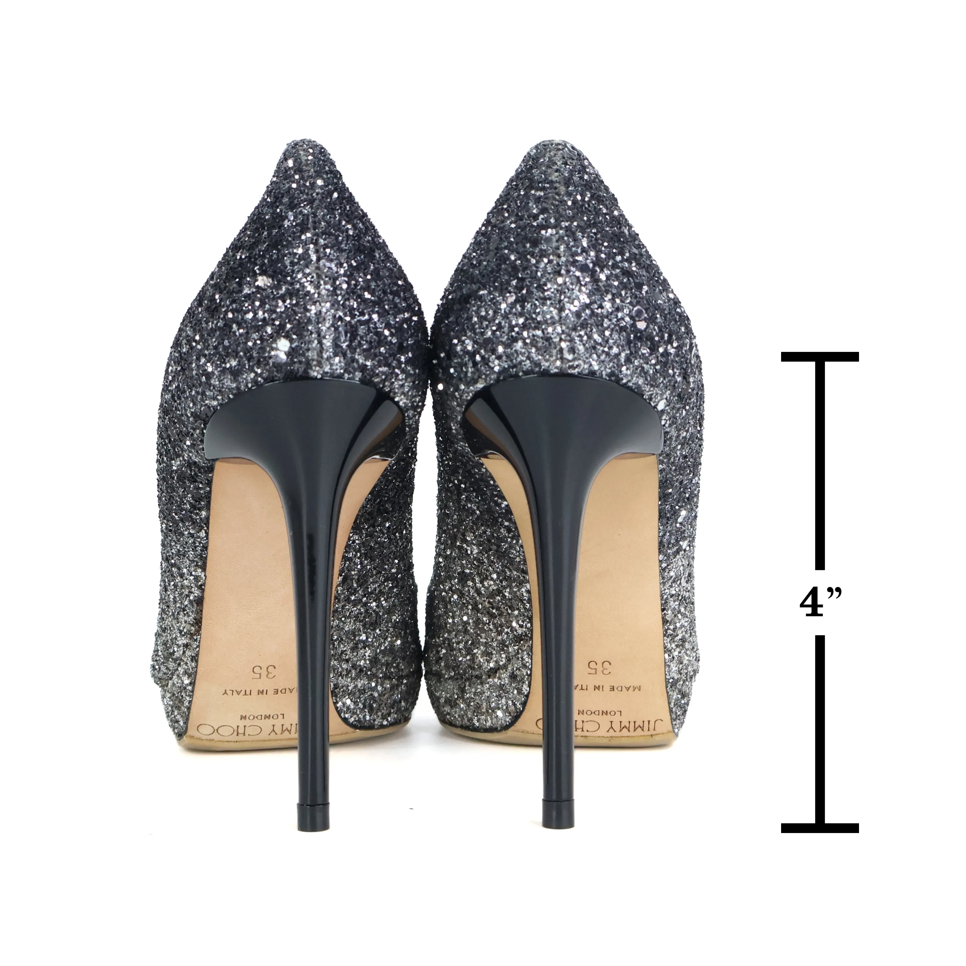 Jimmy Choo Glitter Heels