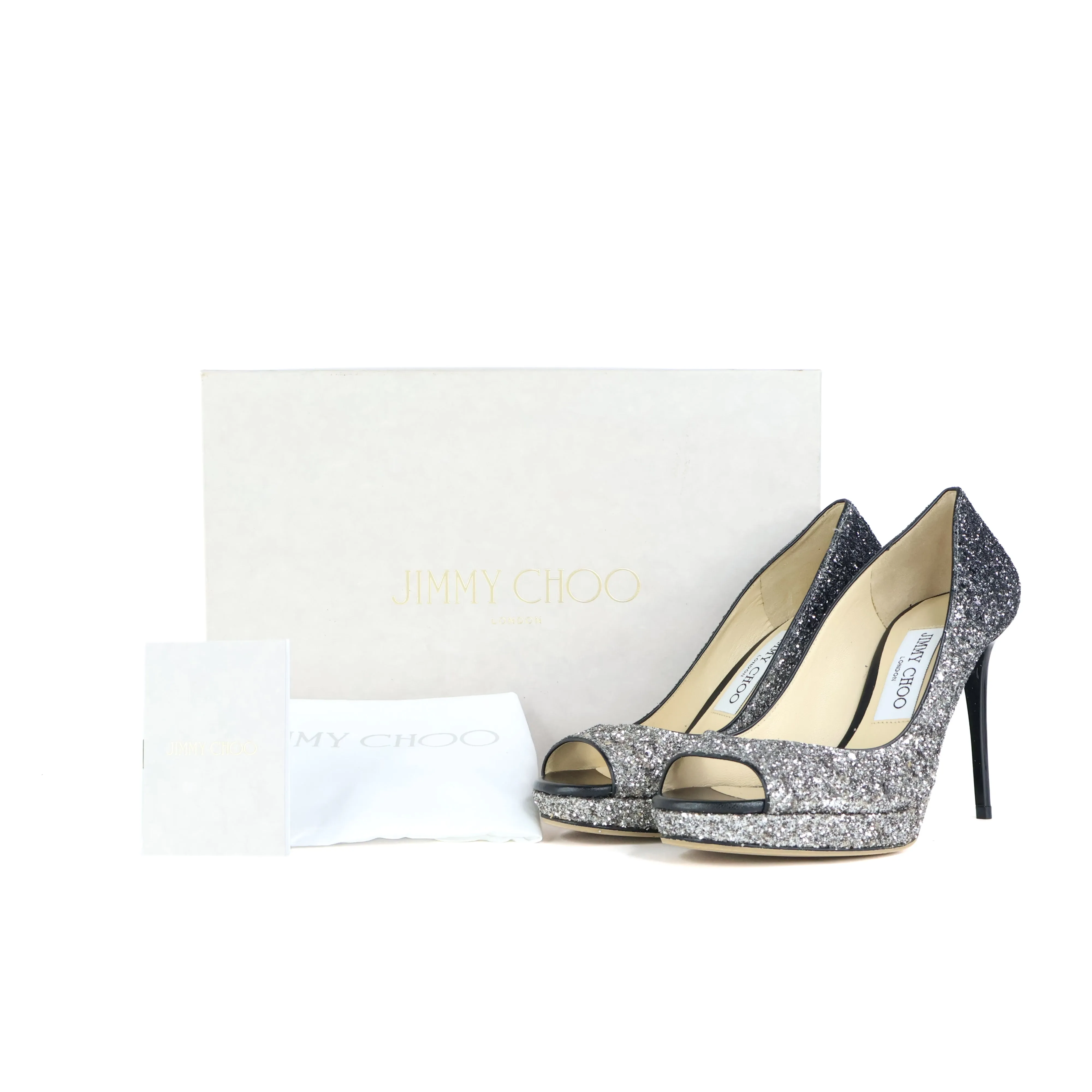 Jimmy Choo Glitter Heels