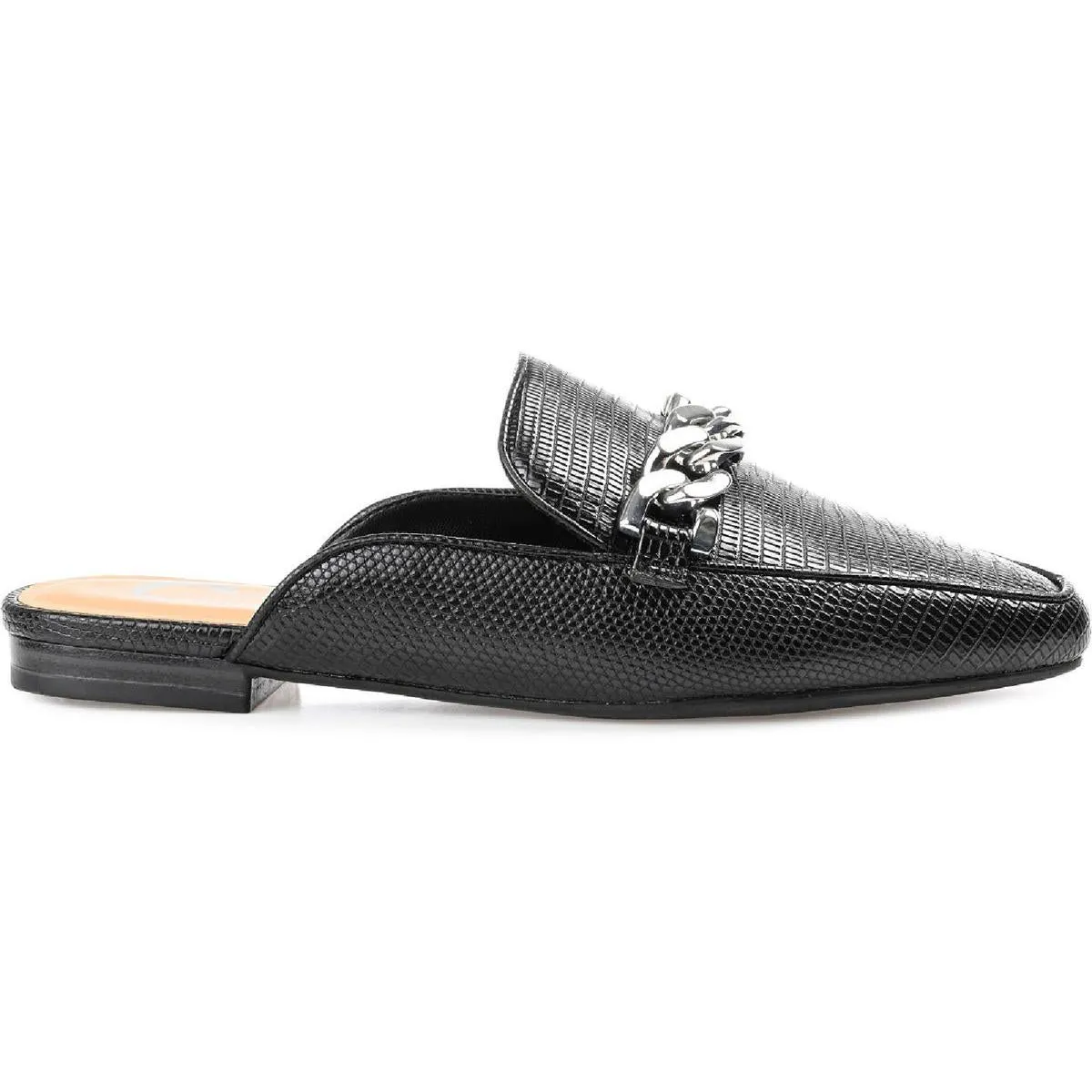 Journee Collection Womens Vegan Leather Slip on Mules