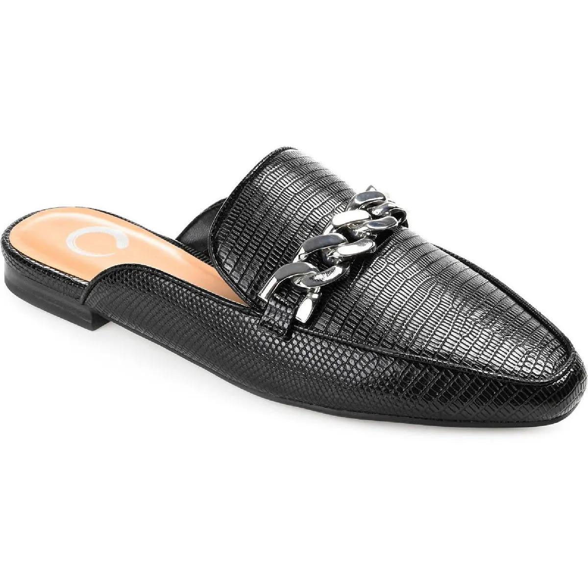 Journee Collection Womens Vegan Leather Slip on Mules