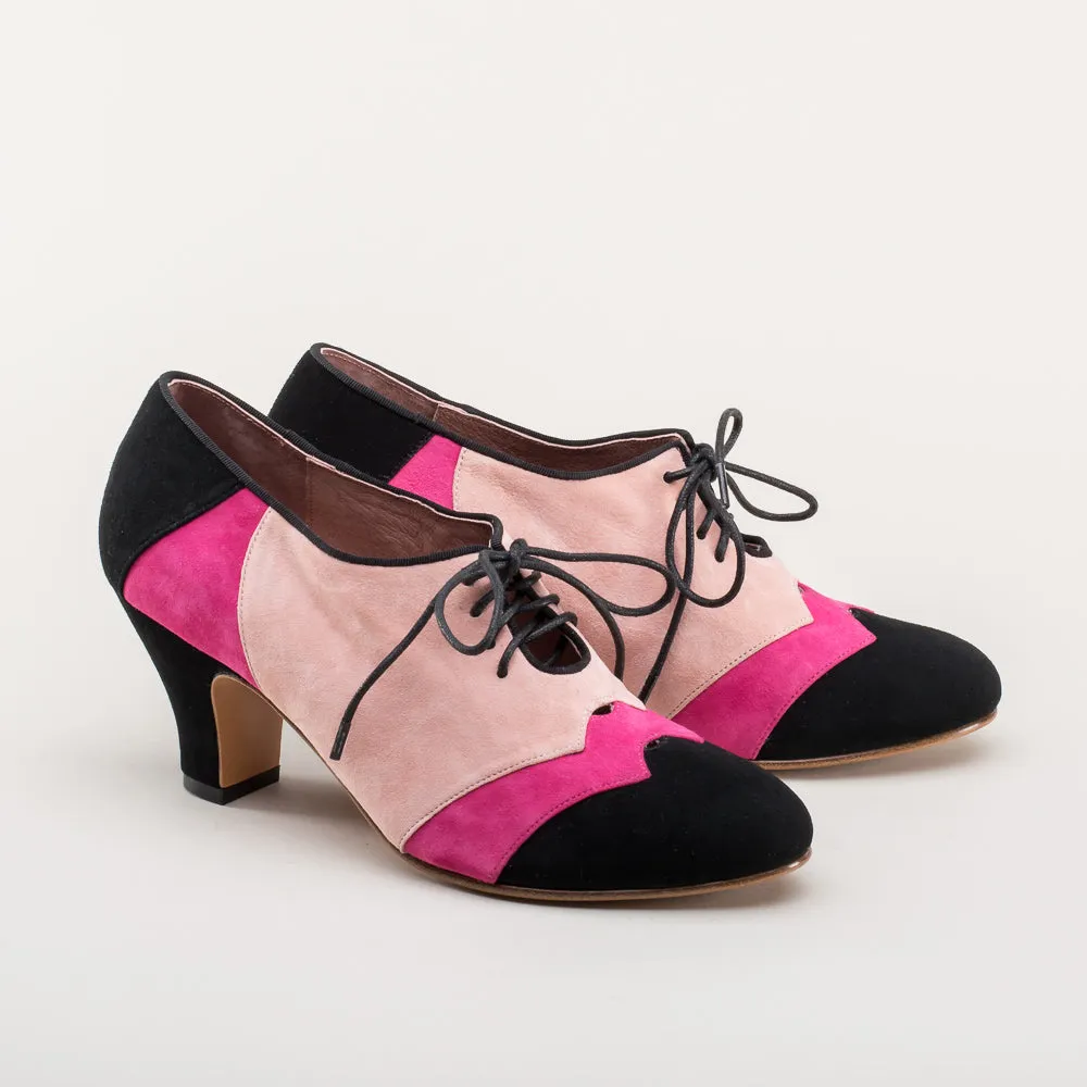 Karolina Women's Retro Oxfords (Pink/Black)
