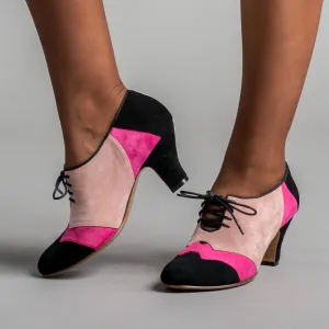 Karolina Women's Retro Oxfords (Pink/Black)