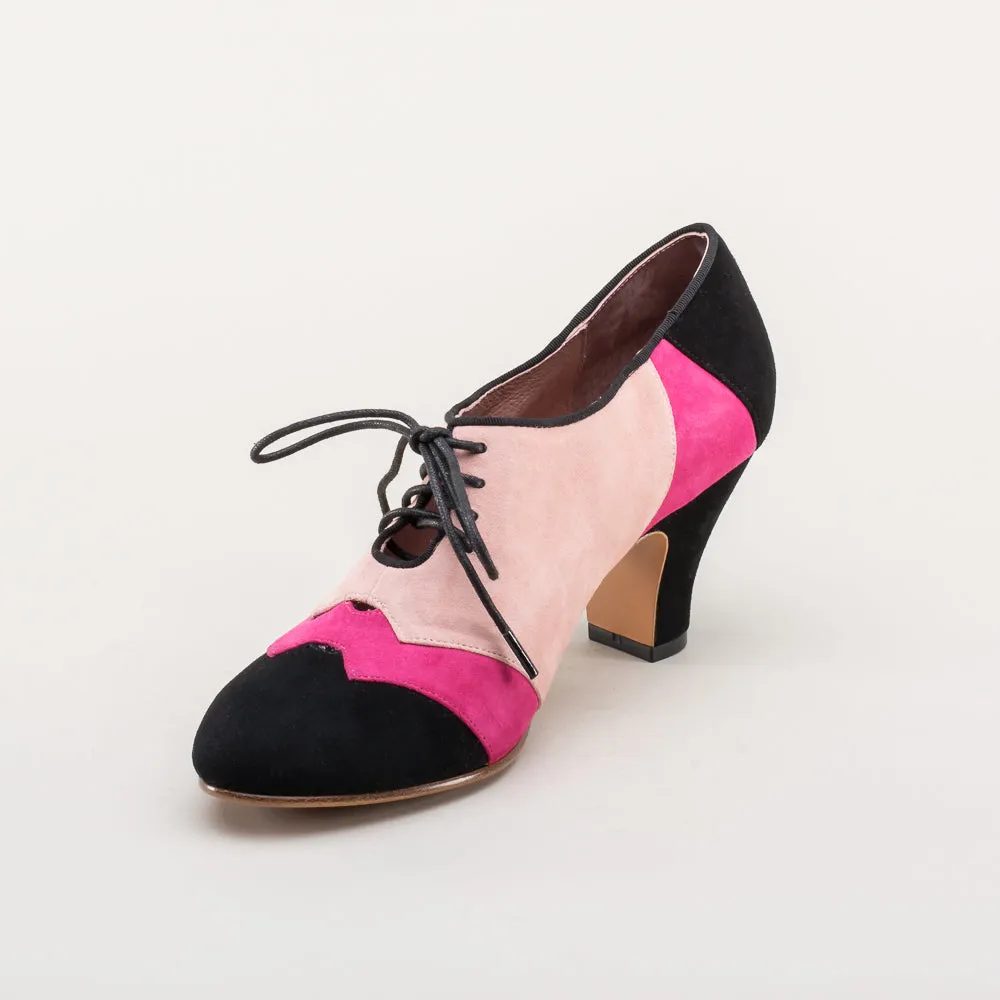 Karolina Women's Retro Oxfords (Pink/Black)