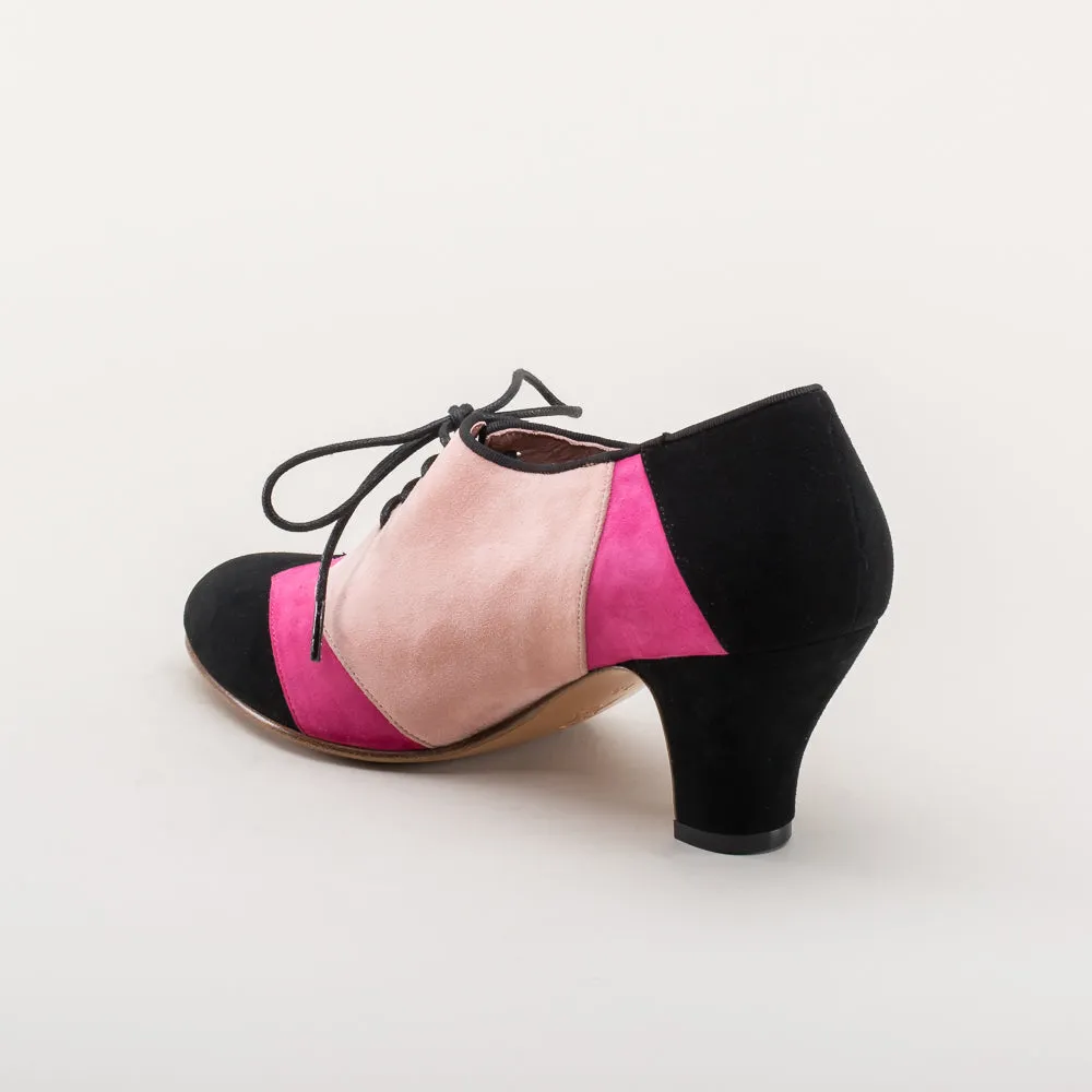 Karolina Women's Retro Oxfords (Pink/Black)