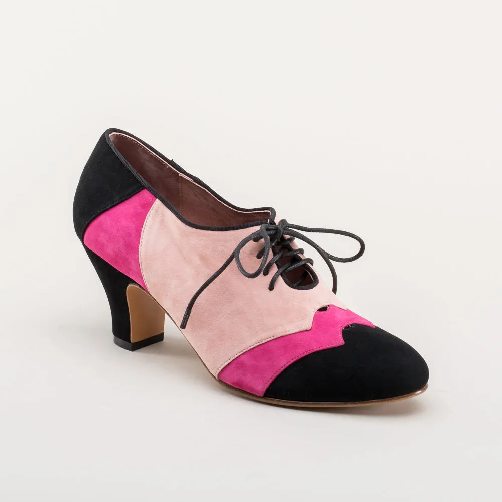 Karolina Women's Retro Oxfords (Pink/Black)