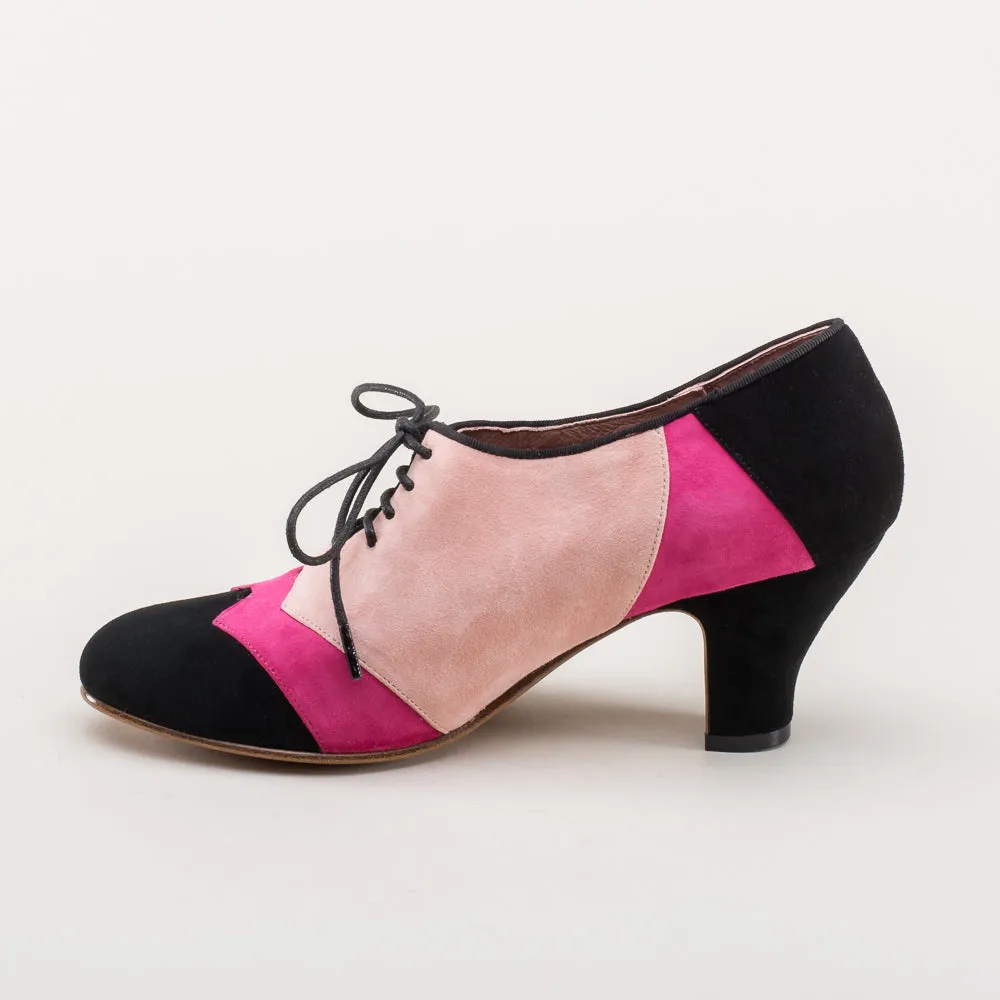 Karolina Women's Retro Oxfords (Pink/Black)