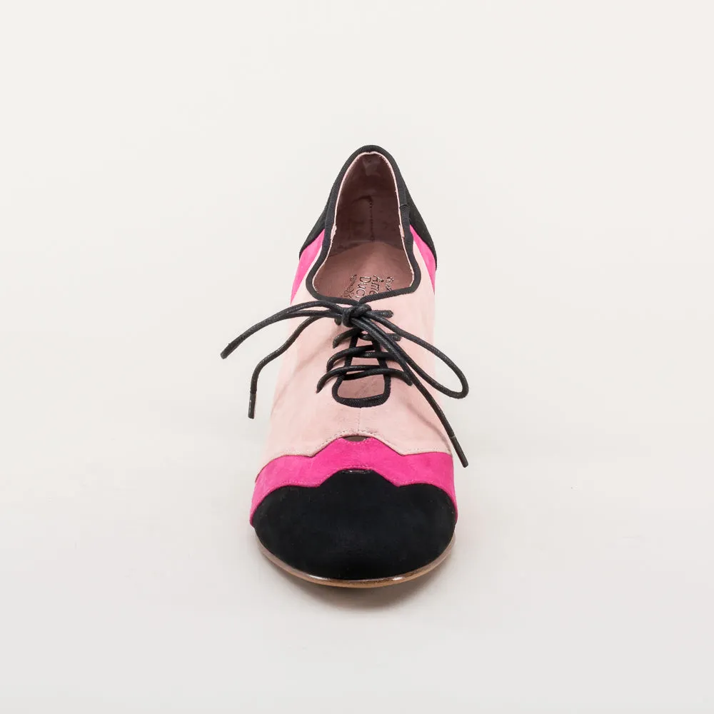 Karolina Women's Retro Oxfords (Pink/Black)