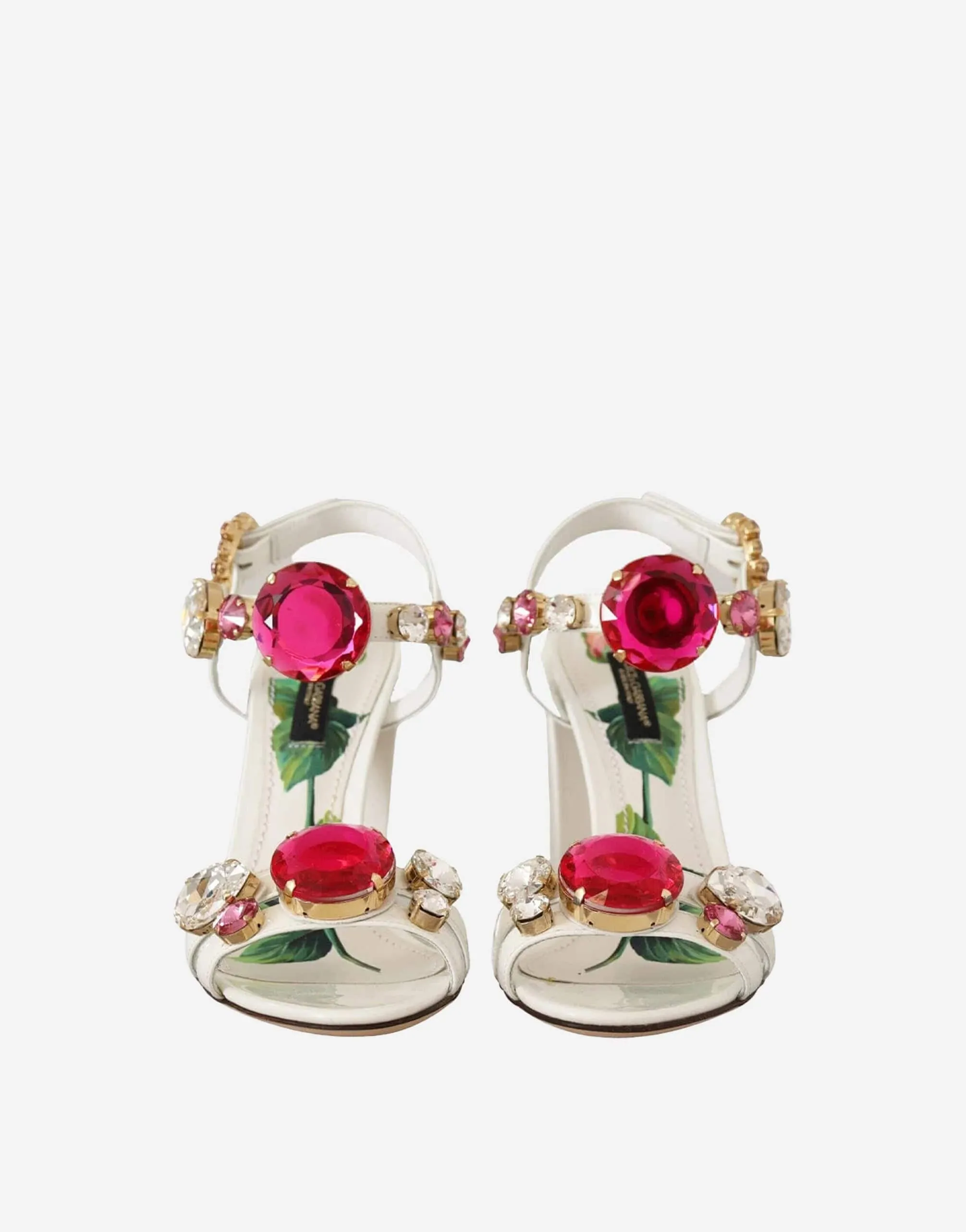 Keira  Embellished Sandals With Crystals