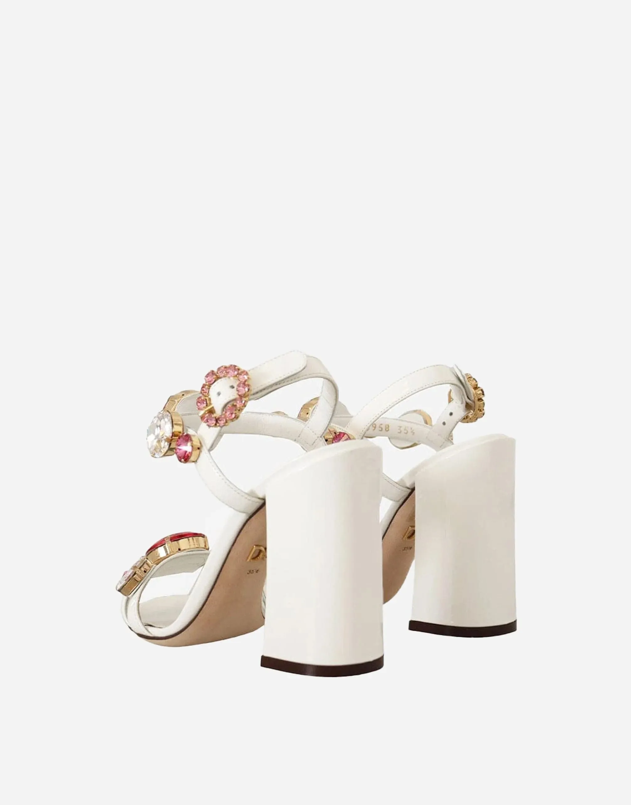 Keira  Embellished Sandals With Crystals