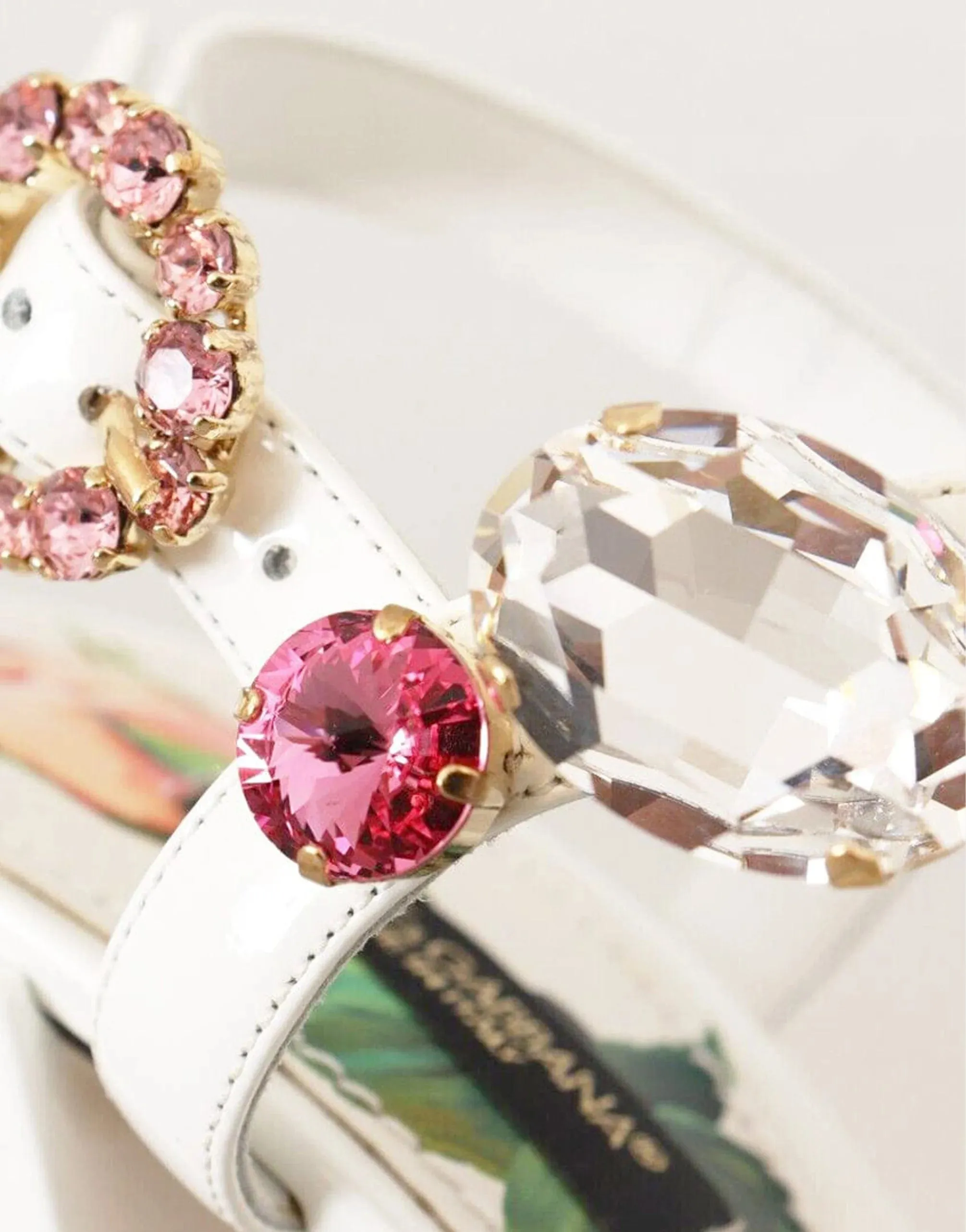 Keira  Embellished Sandals With Crystals