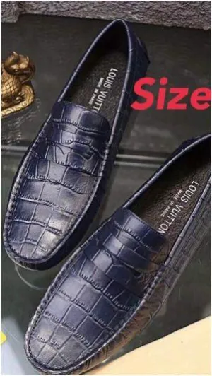 Louis Vuitton Hockenheim Moccasin Loafer Navyblue