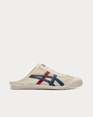 Mexico 66 Sabot Cream / Mako Blue Slip Ons