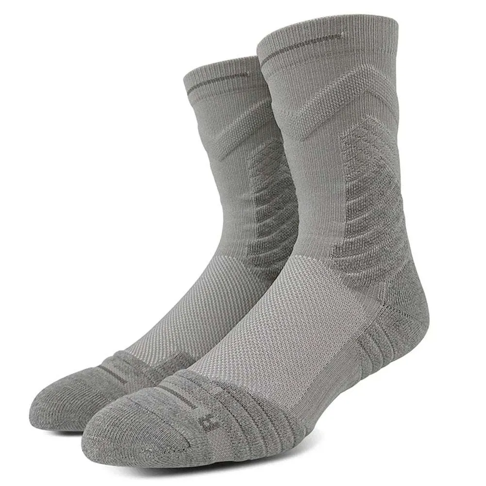 Mid-Length Basketball Socks: Thickened Towel Bottom, Anti-Slip, Shock-Absorbing Sports Socks