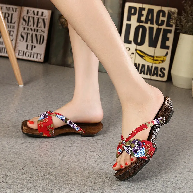 Modern Japanese Wooden Sandal