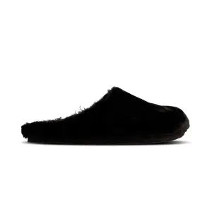Molly Fur Black Slip On