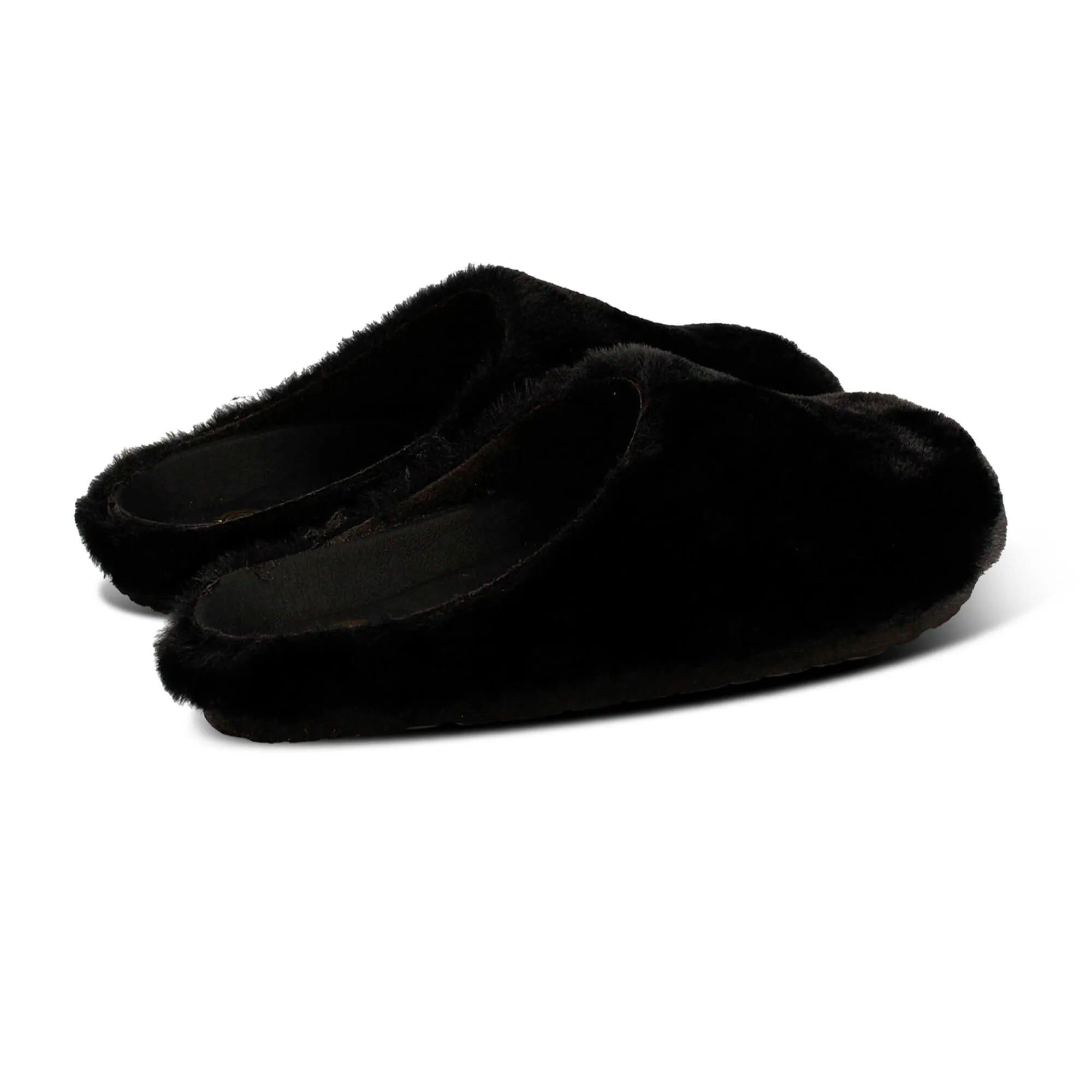 Molly Fur Black Slip On