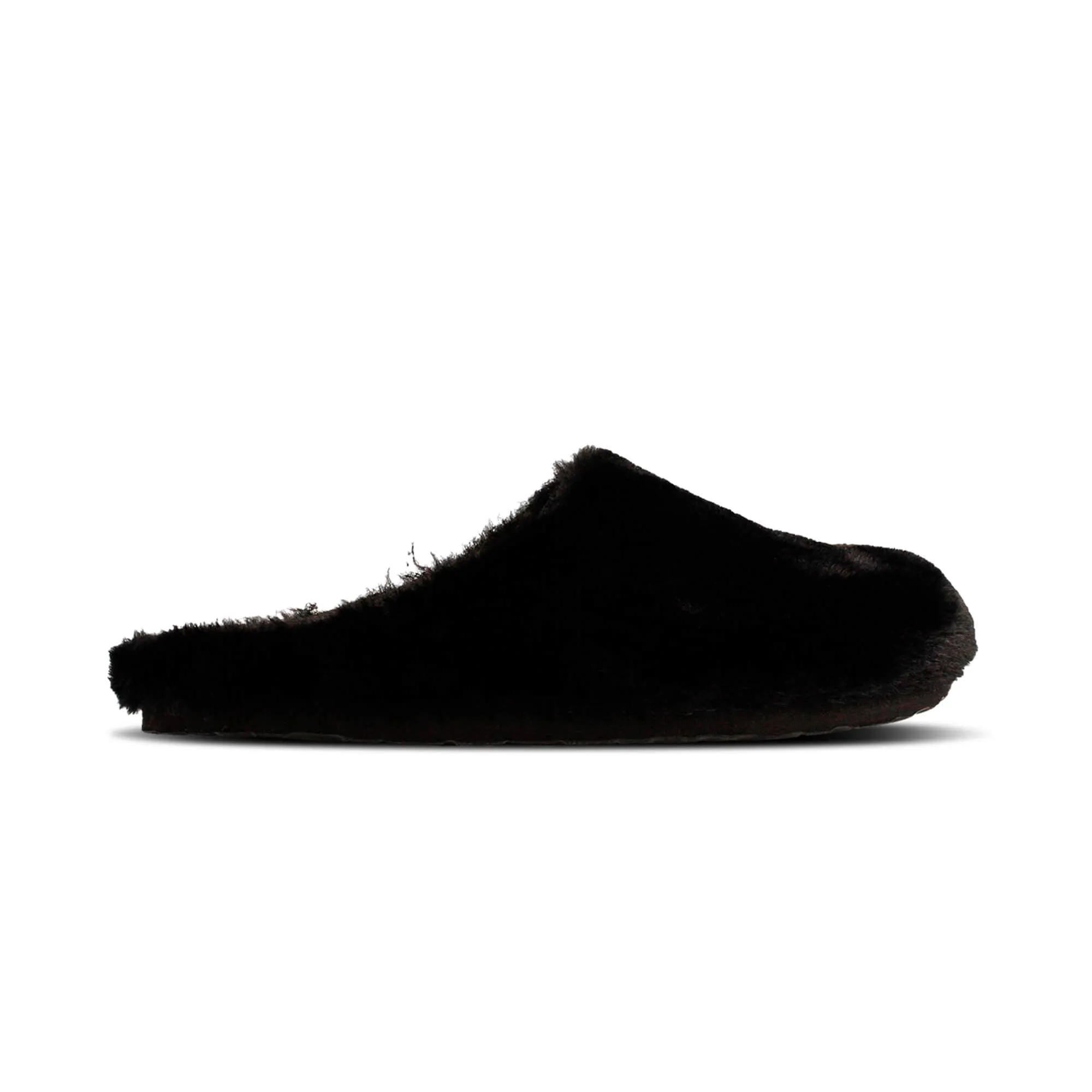 Molly Fur Black Slip On