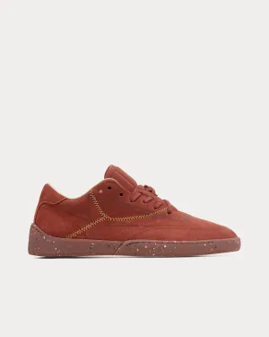 Ohio Nubuck Burnt Sienna Low Top Sneakers