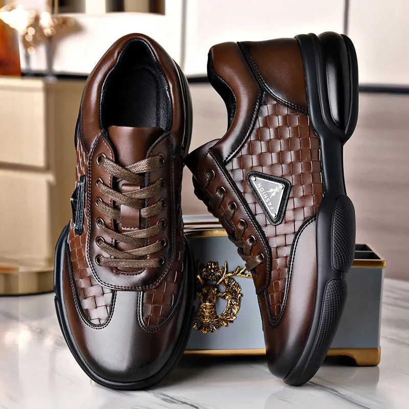 Opulessa Crocodile Pattern Derbys