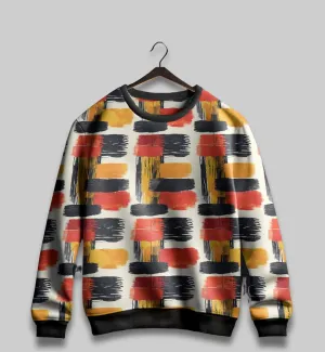 Patchwork Reverie All-Over Print Sweatshirt