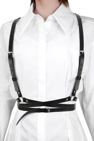 Ready to Ship Closet Sale - Vegan Leather Wrap Body Harness