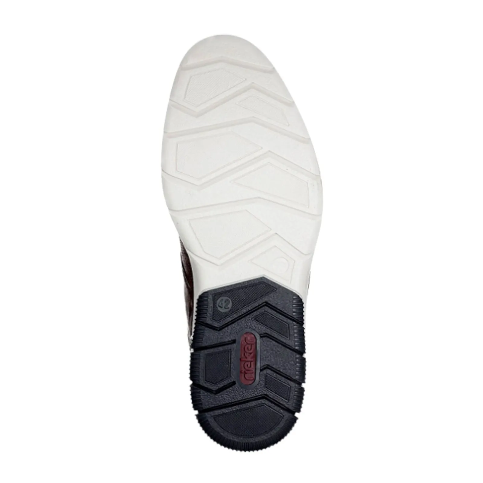 Rieker 14450 Dustin Lace Up (Men) - Nut/Blue