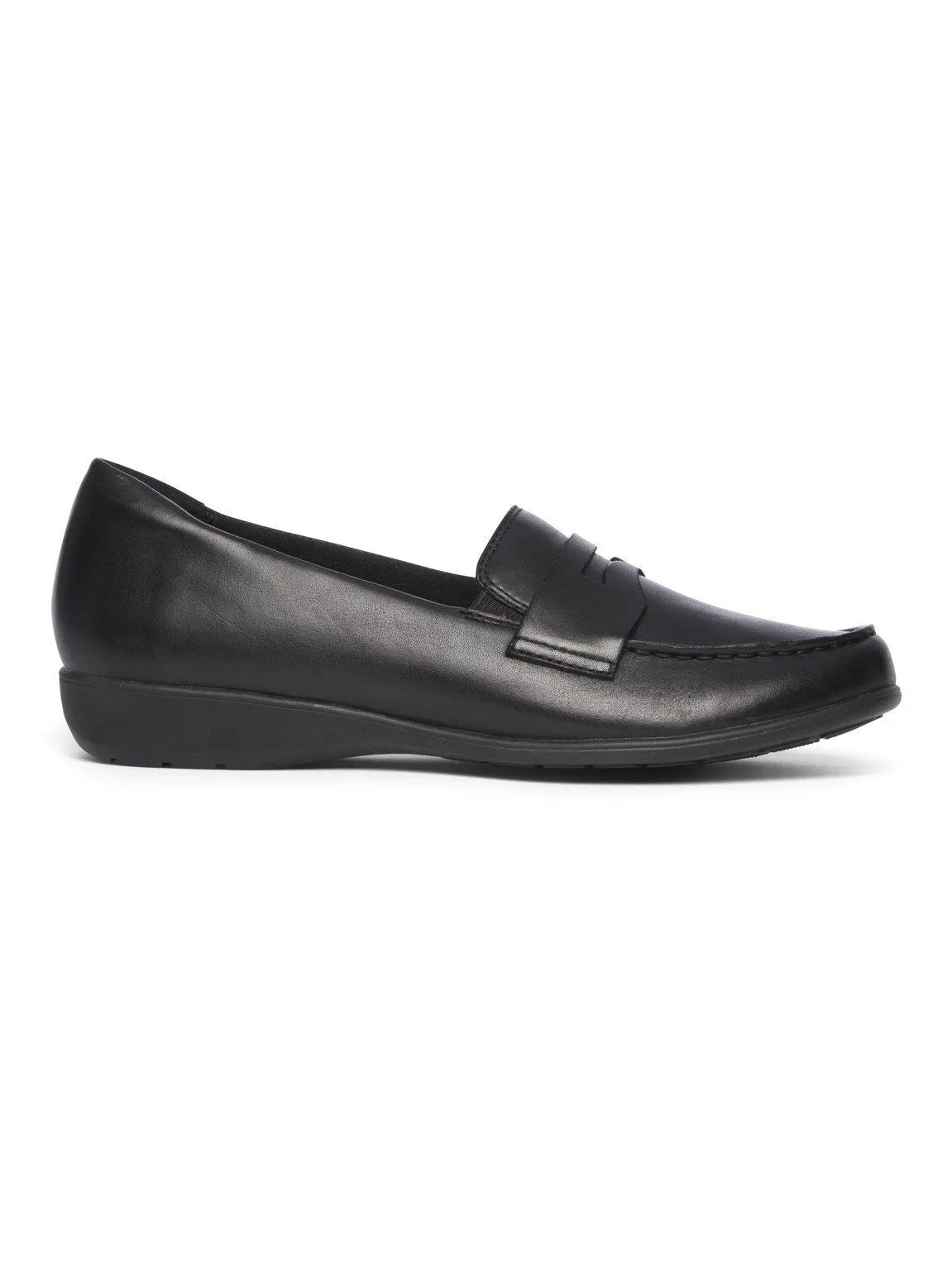 Rockport Aravon Women's Abbey Loafer Black Leather CH3352