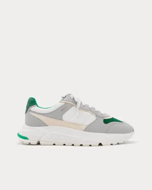Rush White / Green Low Top Sneakers